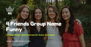 4 Friends Group Name Funny